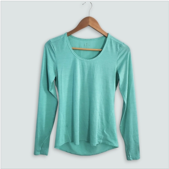 Athleta Tops - Athleta Shadow Stripe Chi Long Sleeve Tee, Size S